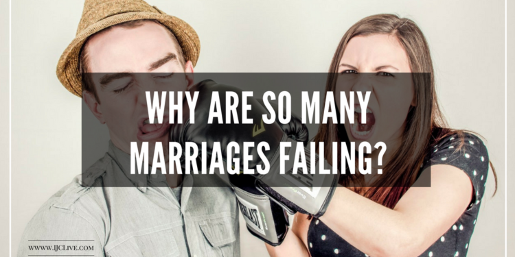 Marriages failing