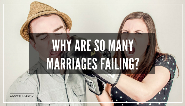 Marriages failing